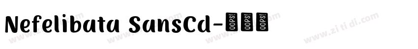 Nefelibata SansCd字体转换